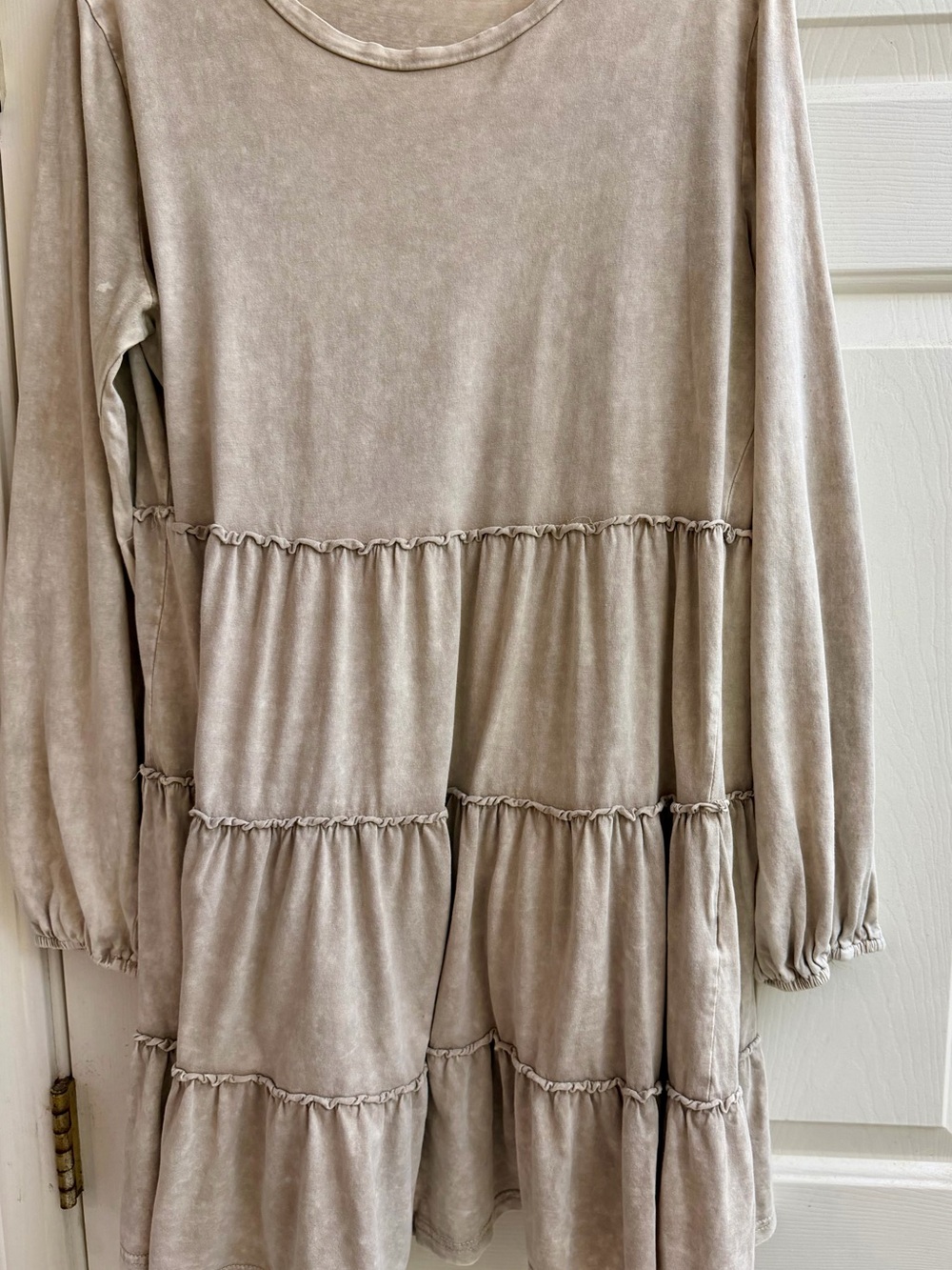 Women’s Tiered Long Sleeve Mini Dress